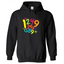 Numeric Art Classic Unisex Kids and Adults Pullover Hoodie for Mathematics Lovers								 									 									